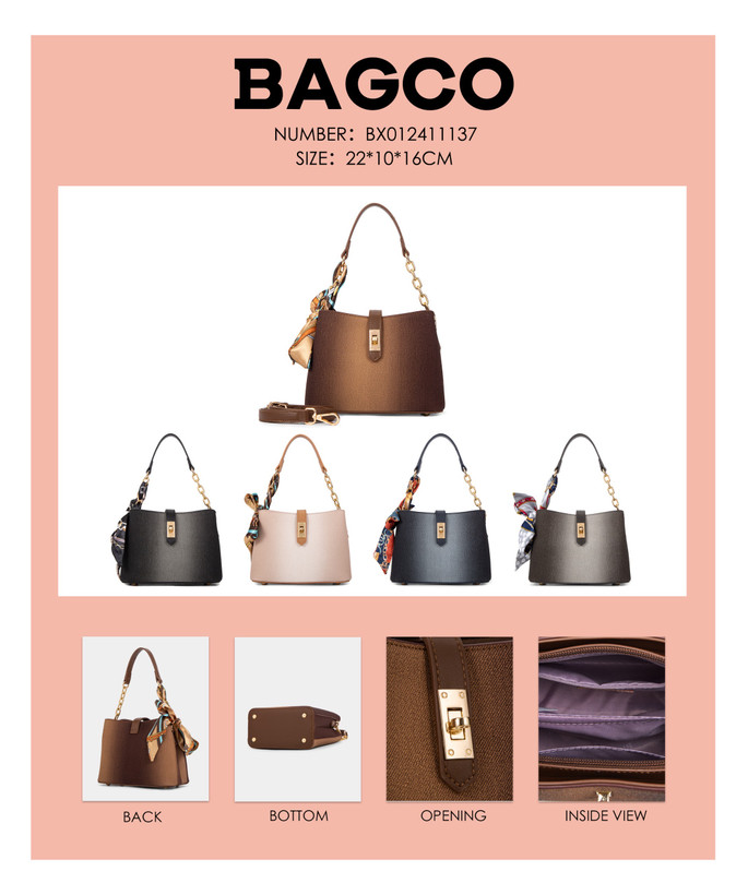 کیف زنانه وارداتی اورجینال،برند بگ کو(BAGCO) کد ۱۱۳۷